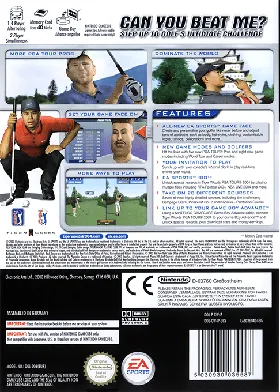 Tiger Woods PGA Tour 2004 (Disc 1) box cover back